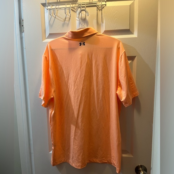 Under Armour Men's Peach Polo Shirt - Picture 2 of 2